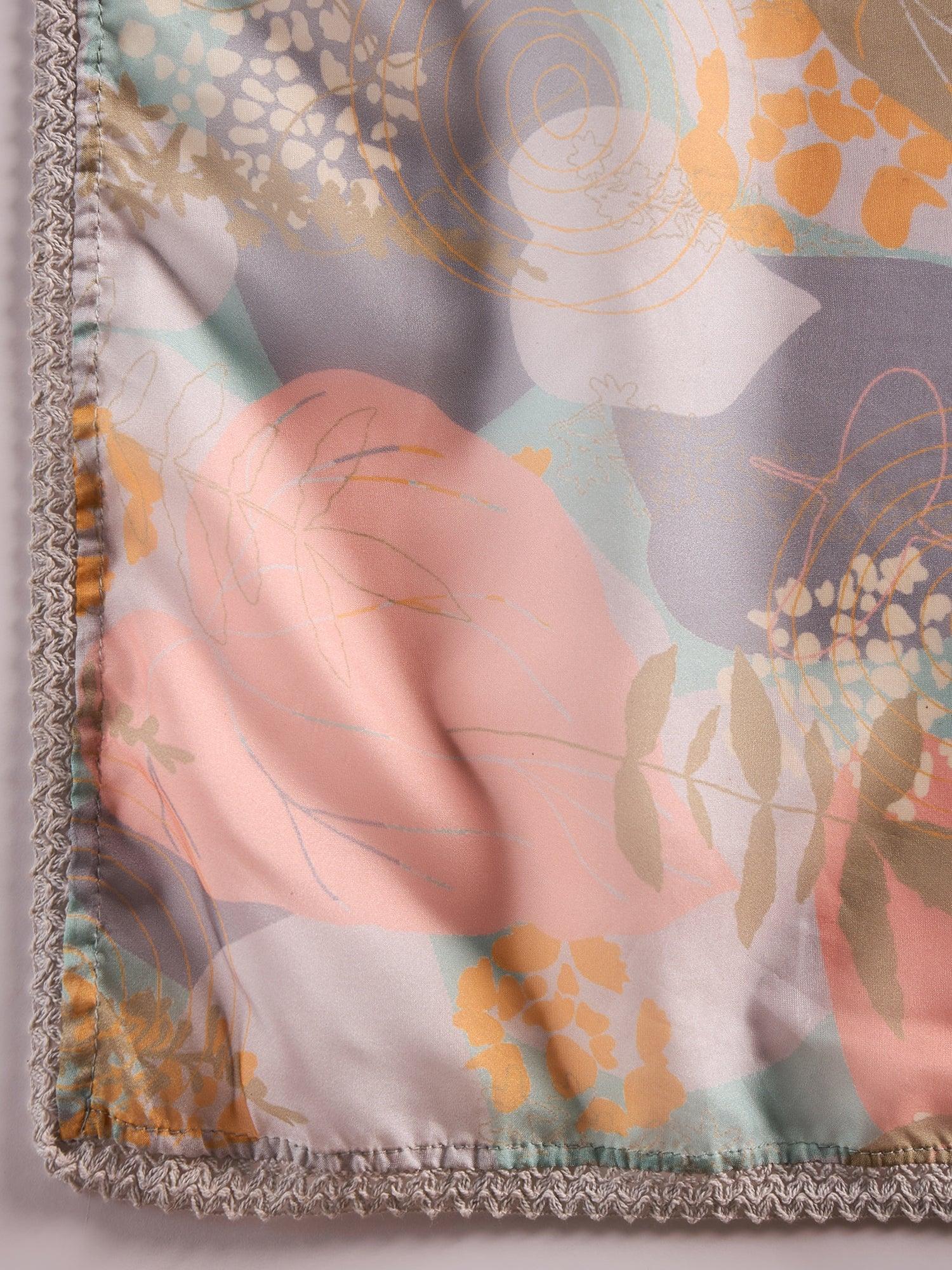 Women Embroidered Silk Blend A - Line Kurta With Pant & Printed Dupatta - madhunistore