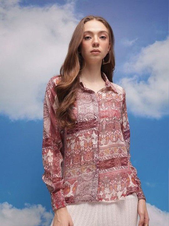 Women Floral Printed Casual Shirt - madhunistore