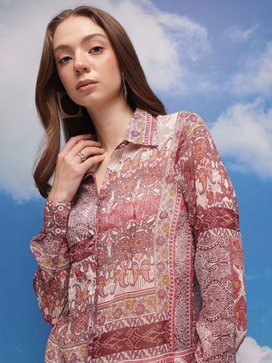 Women Floral Printed Casual Shirt - madhunistore