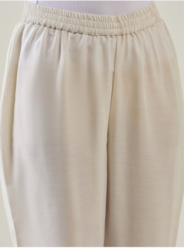 Women Striped Pleated Pure Cotton Kurta with Trousers - madhunistore